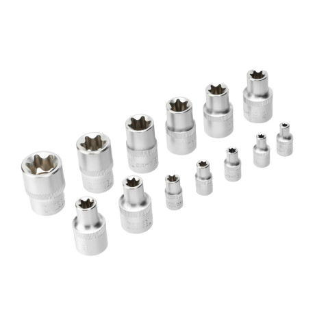 Набор инструментов, 1/2", 1/4", CrV, S2, пластиковый кейс, 109 предметов Denzel