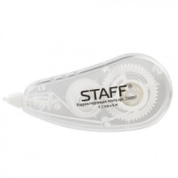 Корректирующая лента STAFF, 4,2 мм х 6 м, корпус прозрачный, блистер, 226807