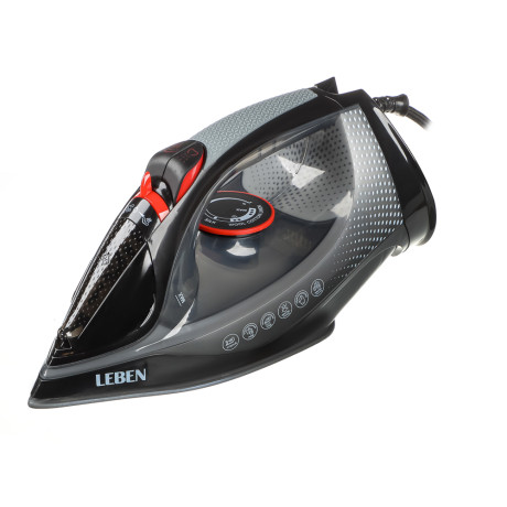 LEBEN Утюг 2600ВТ керам, антинакипь антикапля шнур 2,2м