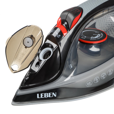 LEBEN Утюг 2600ВТ керам, антинакипь антикапля шнур 2,2м