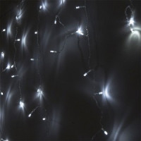 Гирлянда-бахрома 120LED xолодный белый 3.0*0.7м., провод прозр. IP20 IC-120W Funray