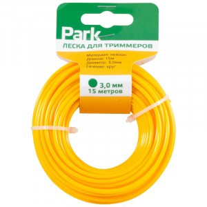 Леска д/триммера КРУГ 3мм (15м) Park 990597 (Россия)