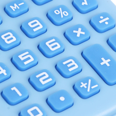 ClipStudio Калькулятор 8-разр. с карманный, 10х6,2х0,9см, пластик, ПВХ коробка, 4 цвета