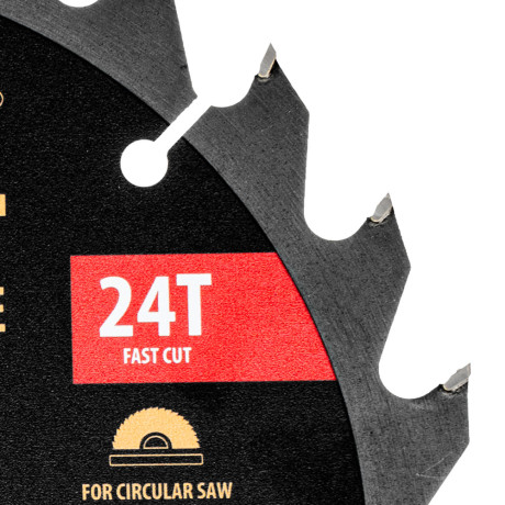 Пильный диск по дереву ф200 х 30 мм, 24 зубьев Denzel