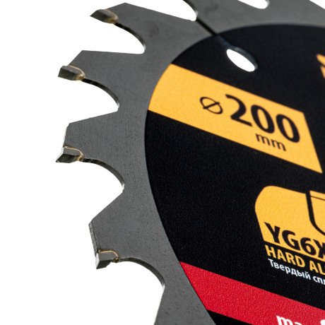 Пильный диск по дереву ф200 х 30 мм, 24 зубьев Denzel