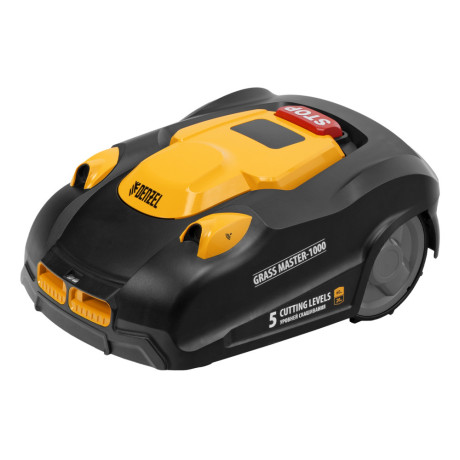 Робот-газонокосилка Grass Master 1000  1000м², 3Ач, 28V, LCD дисплей, Wi-Fi Denzel