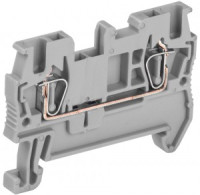 IEK Клемма пружинная КПИ 2в-1,5 17,5А серый YZN11-001-K03
