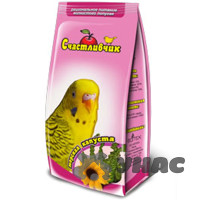 Счастливчик Корм для волнистых попугаев 350 г Морская капуста 1143 х20