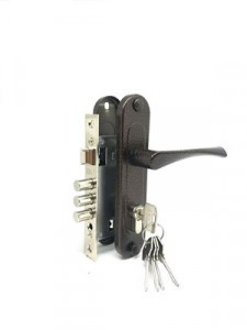 Д-град Зенит ЗВ7-60-01 медь Замок врезной с/руч15)