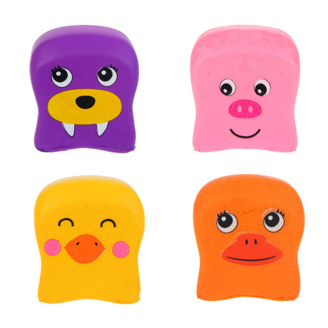 Игрушка антистресс cквиш, PU, 17х12см, микс