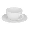 Набор чайный 4 пр., 230мл, MILLIMI, белый рельеф, фарфор