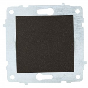 OVIVO мех. выкл. СУ 1 кл. 10А черный металлик (ко всем рамкам) 600-000217-200