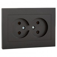 OVIVO роз. СУ 2 мест. GRANO черный металлик, 400-170300-908