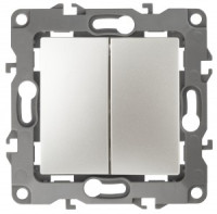 ЭРА 12 мех. выкл. проходн., СУ 2 кл. 10А перламутр, автоклеммы 12-1106-15 3347