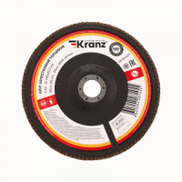 KRANZ Круг лепестковый торцевой, P40, 180х22,2мм KR-90-0021