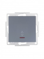 Lezard VESNA мех. выкл. СУ 1 кл. 10А (проходн.) (инд) графит (корп. ABS)   742-3488-114