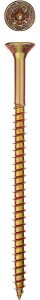 Саморезы по дереву, желтый цинк, 5.0x80мм, 12шт, ЗУБР Мастер 300396-50-080