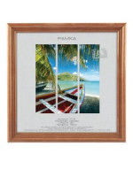 Фоторамка Image Art С18 20х20 дерев. сосны, орех, вставка-прозр. пласт. 53176