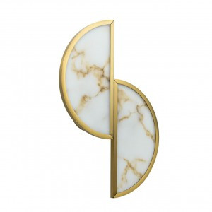 ODEON LIGHT 5447/2W L-VISION ODL_EX25 119 Бра бронз./акрил/искус алебастр IP20 2xG9 40W 220V TOSCANA