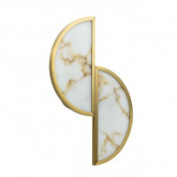 ODEON LIGHT 5447/2W L-VISION ODL_EX25 119 Бра бронз./акрил/искус алебастр IP20 2xG9 40W 220V TOSCANA