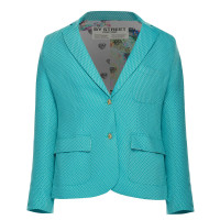 Пиджак со стразами, унисекс, бирюзовый, разм.M