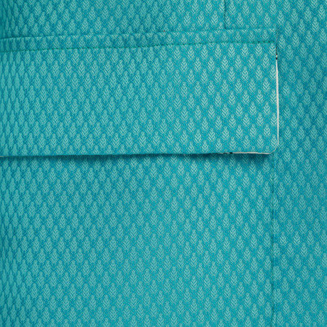 Пиджак со стразами, унисекс, бирюзовый, разм.M