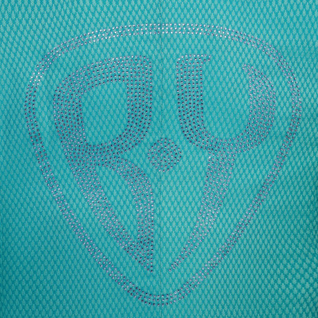 Пиджак со стразами, унисекс, бирюзовый, разм.M