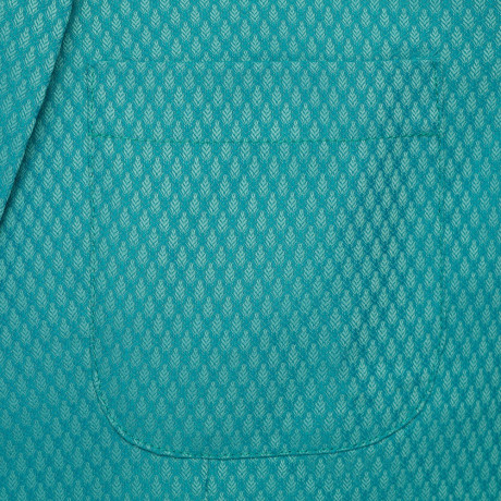 Пиджак со стразами, унисекс, бирюзовый, разм.M