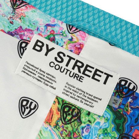 Пиджак со стразами, унисекс, бирюзовый, разм.M