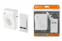 TDM ЗБР-11/1-36М звонок беспроводной 100м, 36 мелодий, 220V розетка SQ1901-0008