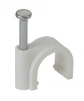 ЭРА скоба круглая пластиковая 18мм (уп. 50шт., цена за уп. ) 4492