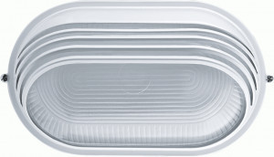 Navigator св-к влагозащит. O3 IP54 100W E27 овал реснички белый NBL-O3-100-E27/WH (12!) 94818