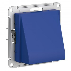 Systeme Electric AtlasDesign мех. вывода кабеля СУ 1 мест. аквамарин (пл. осн.) ATN001199 (5!)