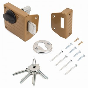 Д-град Зенит ЗН1-2 {1-6} золото Замок накладной (24)