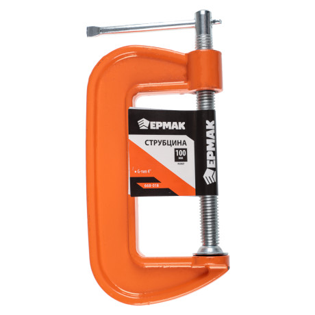 ЕРМАК Струбцина G-образная 100мм (4")