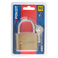 РОКОТ Замок навесной &quot;Золото&quot; 50мм