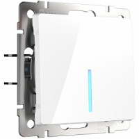 Werkel мех. выкл. СУ 1 кл. 10A (инд.) (белый) (WL01-SW-1G-LED a030766)W1110101 a051110