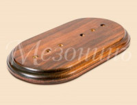 МЕЗОНИНЪ Подложка дерев. 2 мест. &quot;Элегант&quot;, цвет- темный дуб GE70712-26