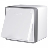 Werkel роз. ОУ 1 мест. 16A земля шторки крышка IP44 Gallant (белая) WL15-02-04/W5071201 a051568