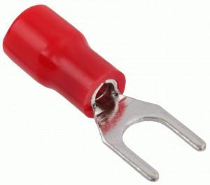 IEK GENERICA наконечник изолир. НВИ 1,25-4 вилка 0,5-1,5мм красный (100шт) UNL10-D15-4-4-G