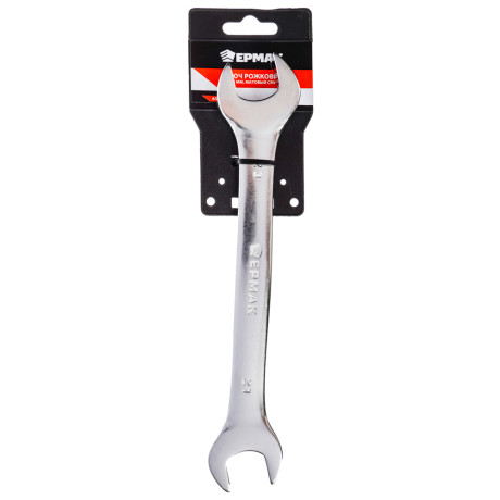 ЕРМАК Ключ рожковый, 21х23мм, матовый CRV