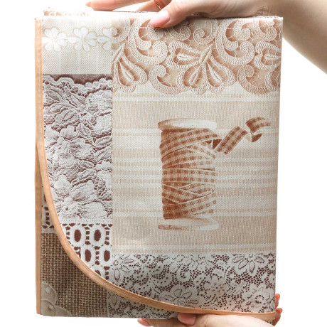 Скатерть Кармен 135х110 с бейкой Кружево 558/2