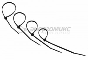 REXANT хомут нейлоновый  150x2.5 мм 25 шт черный, (10!) 07-0151-25