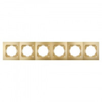 Nilson TOURAN рамка СУ 6 мест. золото 24150096