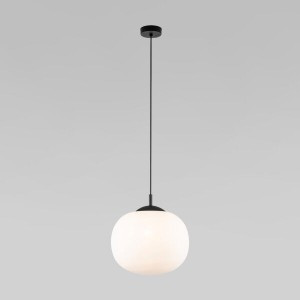 TK Lighting св-к подвес. 1x350х350х1700 металл черн/белый Vibe 4804