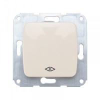 KRANZ DEA мех. выкл. (перекл.) 1кл перекрестн. СУ 10А Беж KR-78-0238