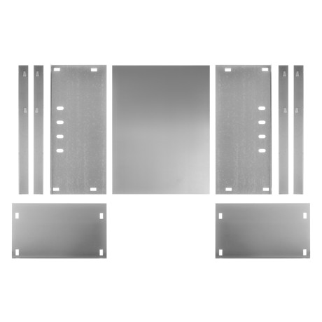 Мангал сборный "Эконом" тм GRILLBOOM, сталь 0,4мм, 35x25x35см