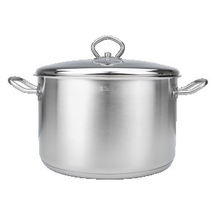 Кастрюля нерж сталь с крышкой 10л d=28см h=17,5см, индукция TR-17312 TalleR