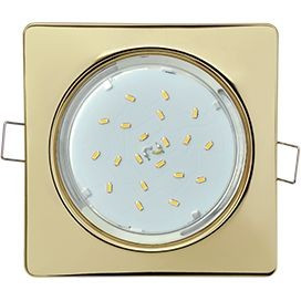 Ecola GX53 H4 Квадрат плоский св-к  Золото 41x106 FG53N4ECB (10!)