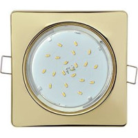 Ecola GX53 H4 Квадрат плоский св-к  Золото 41x106 FG53N4ECB (10!)